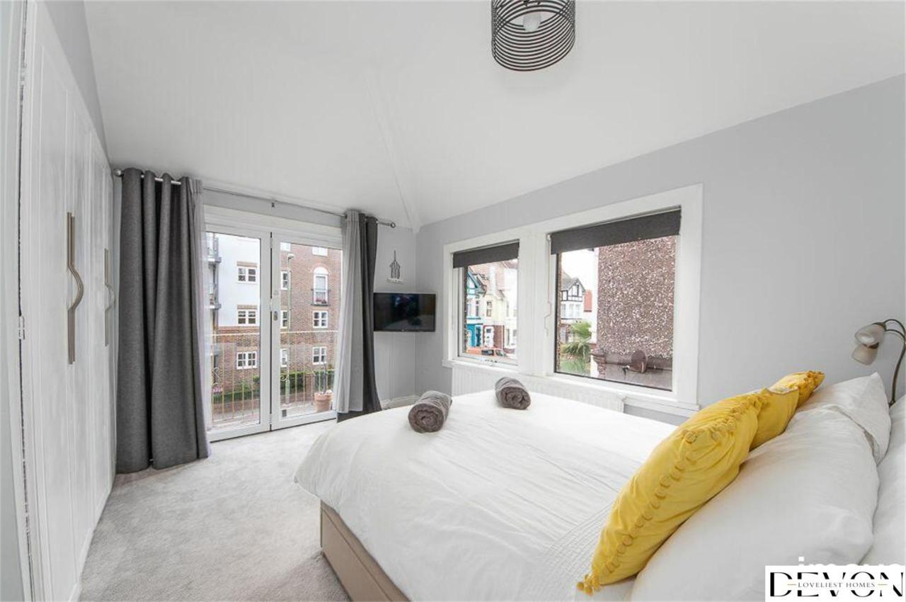 Loveliest Homes Paignton - Casa Marina - 3 Bed, 2 Bathroom House, Balcony, Parking Exteriör bild